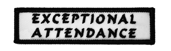 EXCEPTIONAL ATTENDANCE PATCH